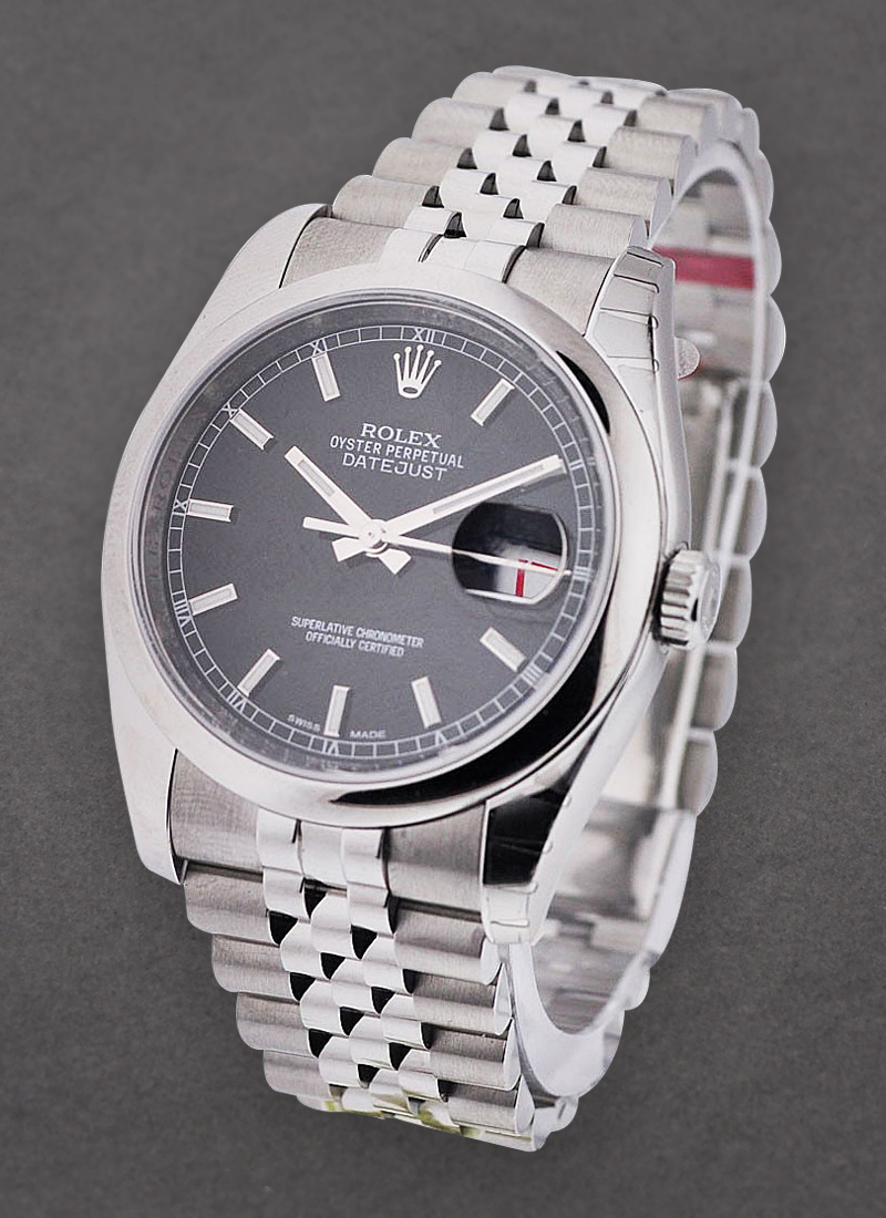 Rolex Unworn Datejust 36mm in Steel with Domed Bezel