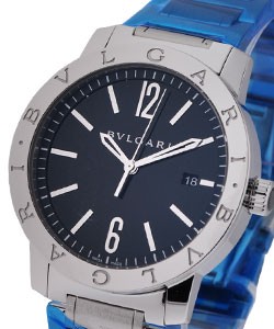 Bvlgari-Bvlgari 41mm Automatic Steel on Bracelet with Black Dial
