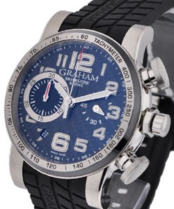 Silverstone Stowe Racing  Steel on Rubber Strap with Carbon Fiber Dial