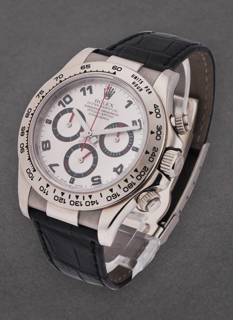 Pre-Owned Rolex Daytona in White Gold - circa 2008  