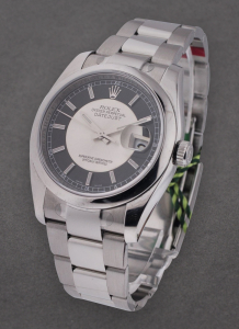 Pre-Owned Rolex 116200 Datejust 36mm in Steel with Smooth Bezel 116200