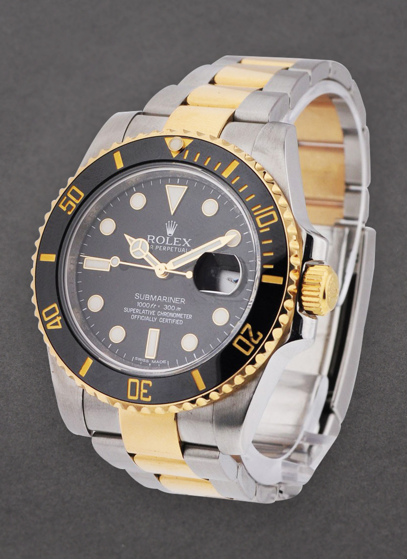 Pre-Owned Rolex Submariner 2-Tone with Ceramic Bezel Ref 116613