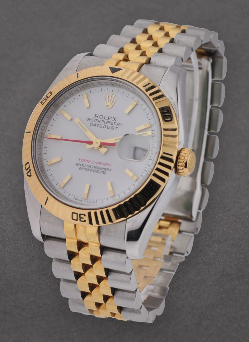 Pre-Owned Rolex 2-Tone Datejust 36mm with Turn-O-graph Bezel