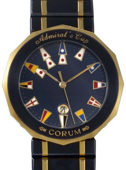 Admiral's Cup Legend PVD Steel on Bracelet with Blue Dial