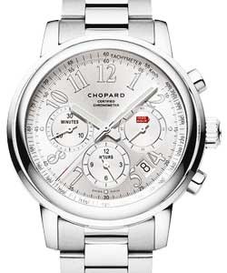 Millie Miglia Chronograph Autimatic Chronograph in Steel On Steel Bracelet with Silver Dial