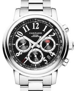 Millie Miglia Chronograph Autimatic Chronograph in Steel On Steel Bracelet with Black Dial