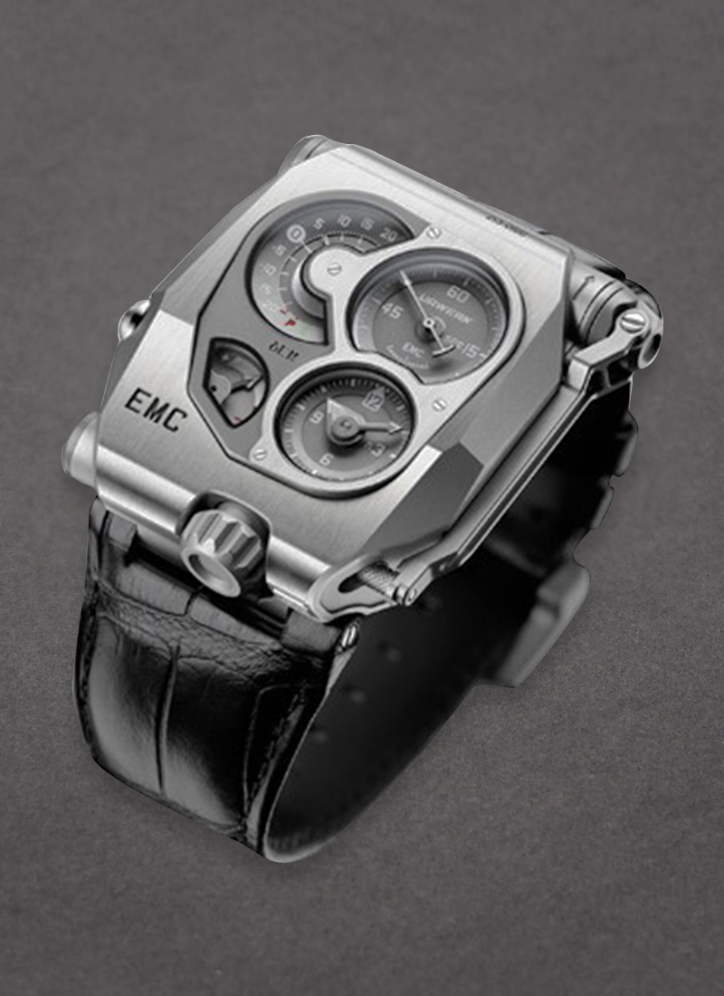 Urwerk EMC Series Mens Manual in Steel and Titanium