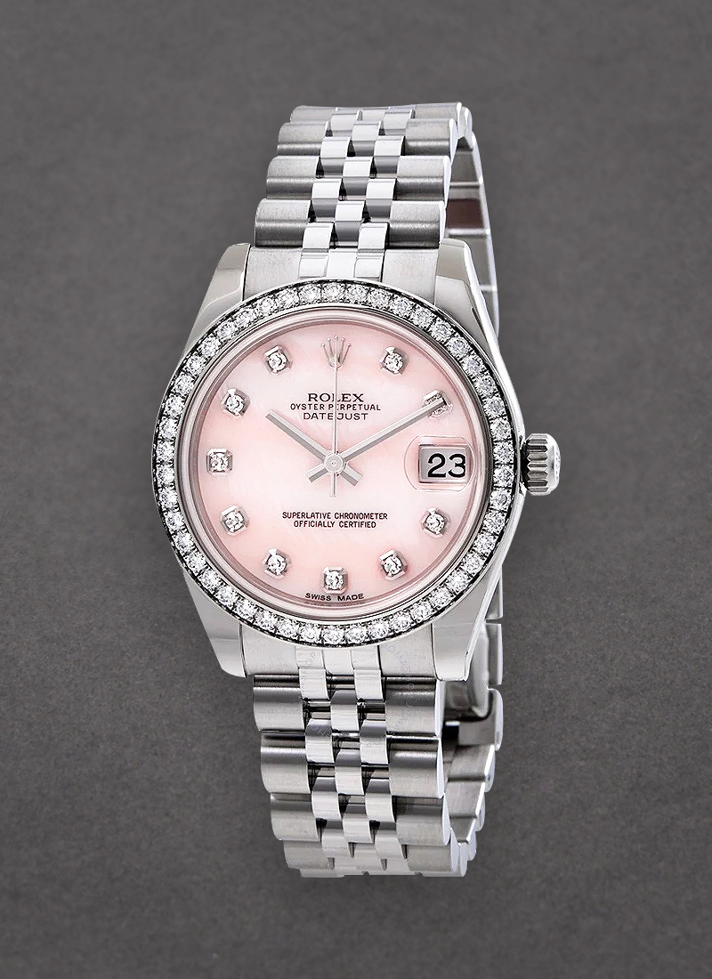 Rolex Unworn Datejust in Steel with Diamond Bezel