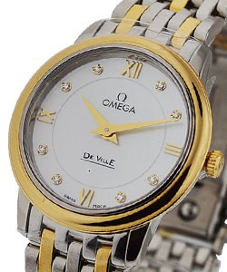 De Ville Prestige in 2-Tone Steel and Yellow Gold Bracelet - White MOP Diamond Dial