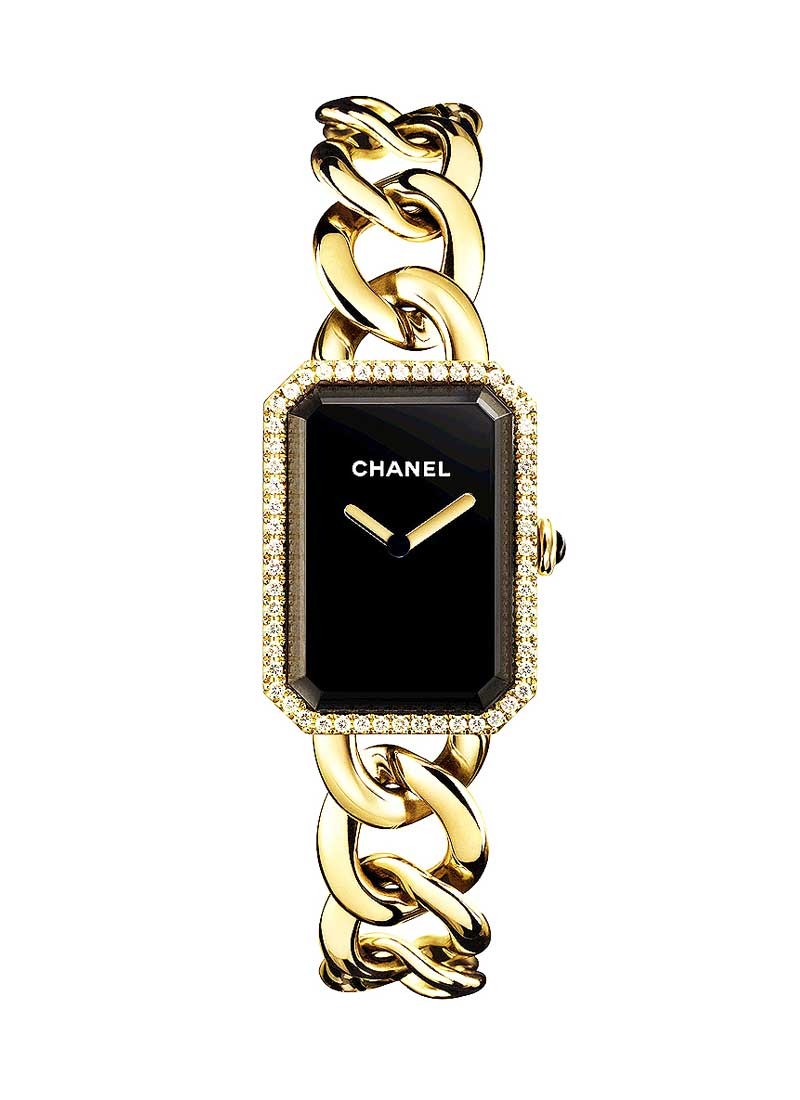 Chanel Premiere Ladies  Quartz in Yellow Gold on Bracelet