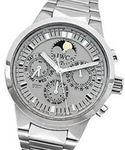 GST Perpetual Calendar Chronograph in Steel On Steel Bracelet with Rhodium Dial