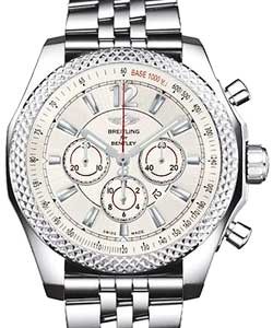 Bentley Barnato 42mm Mens Automatic in Steel On Steel Bracelet with Silver Dial