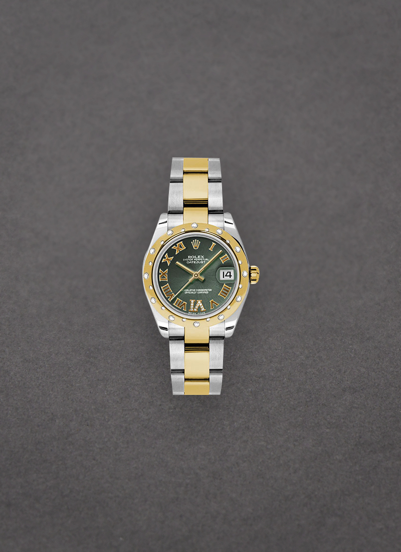 Rolex Unworn Datejust Two-Tone with Diamond Domed Bezel