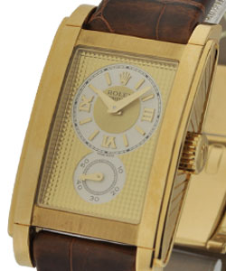 Cellini Prince in Yellow Gold on Strap with Champagne Dial