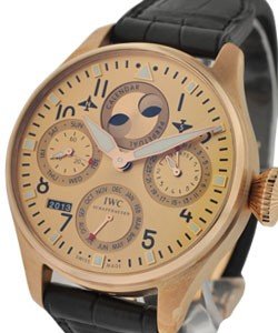 2012 Special Edition Big Pilot Automatic - LE to 250 pc For IWC Boutiques Rose Gold on Black Strap Salmon Dial
