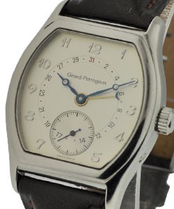  Richeville Calendar Steel on Strap with Silver Dial