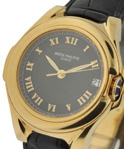Calatrava Russian Limited Edition 5090J Yellow Gold with Black Dial