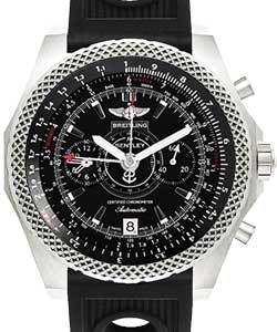 Bentley Super Sports mens Automatic in Titanium On Black Ocean Rubber Strap with Black Dial