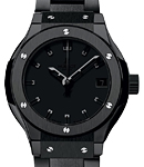 Classic Fusion All Black 33mm in Black Ceramic on Black Ceramic Bracelet with Black Dial