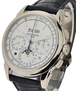 Perpetual Calendar Chronograph 5270G  Munich Edition White Gold on Strap with Munich Dial