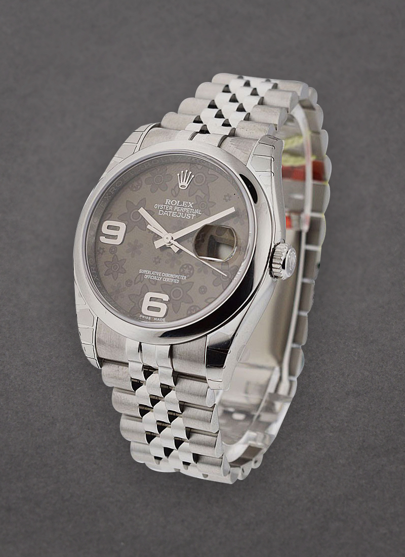 Rolex Unworn Datejust 36mm in Steel with Domed Bezel