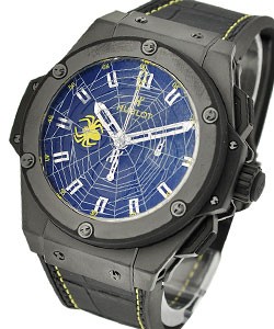 Anderson Silva Limited Edition King Power Spider in Microblasted Black Ceramic on Black Alligator Leather Strap with Mat Black Dial - Only 100pcs Made