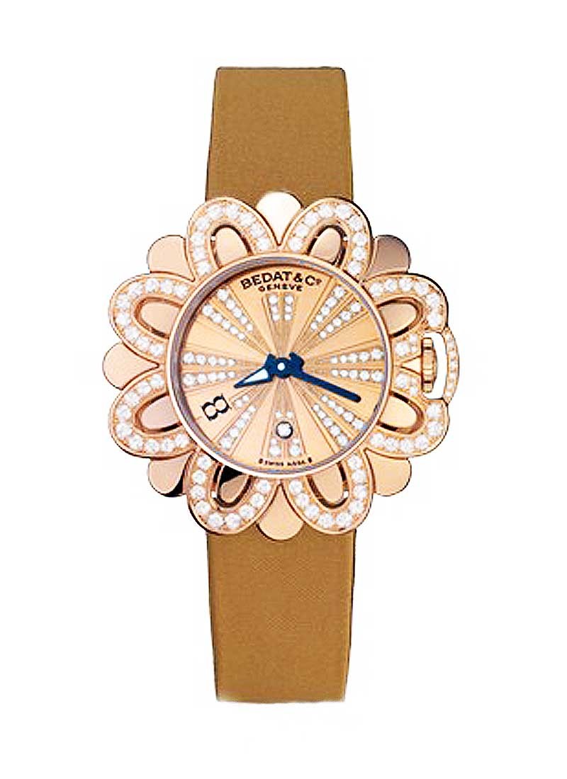 Bedat Extravaganza in Rose Gold with Diamond Bezel