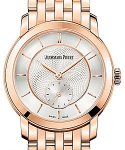 Jules Audemars Small Seconds in Rose Gold on Rose Gold Bracelet with Silver Dial