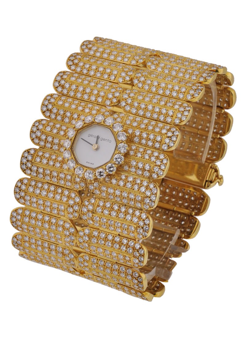 Gerald Genta Incredible Diamond Bangle Bracelet Watch