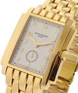 Gondolo 5024j in Yellow Gold on Bracelet with Silver Arabic