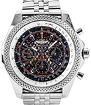 Breitling for Bentley, Automatic in Steel On Steel bracelet with Black Dial