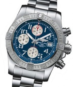 Avenger II GMT Mens Automatic in Steel On Steel Bracelet with Blue Arabic Dial