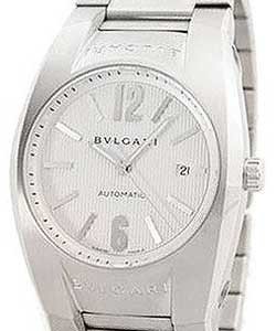 Ergon Large Size 40mm in Steel on Steel Bracelet with Silver Dial
