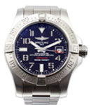 Avenger II Seawolf in Steel on Bracelet with Black Arabic Dial