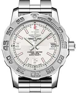 Colt Aeromarine Ladies 33mm  Quartz in Steel on Steel Bracelet with Silver Rose Dial