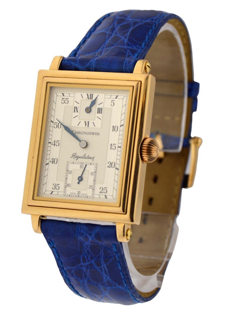 Chronoswiss Regulateur Rectangulaire in Yellow Gold