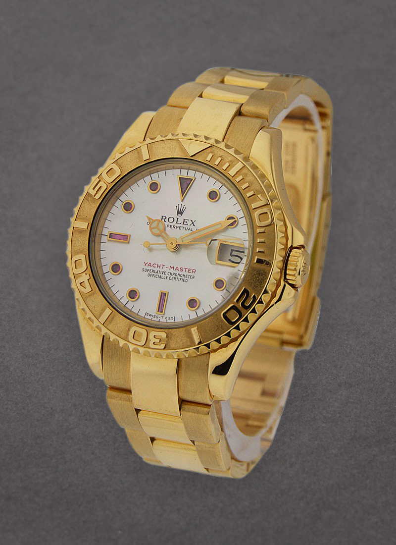 Pre-Owned Rolex Yacht-Master Mid Size in Yellow Gold