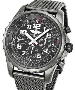 Chronospace Men's Chronograph in Black PVD Steel - Limited Edition of 1000 pcs On Black PVD Steel Bracelet with Black Dial