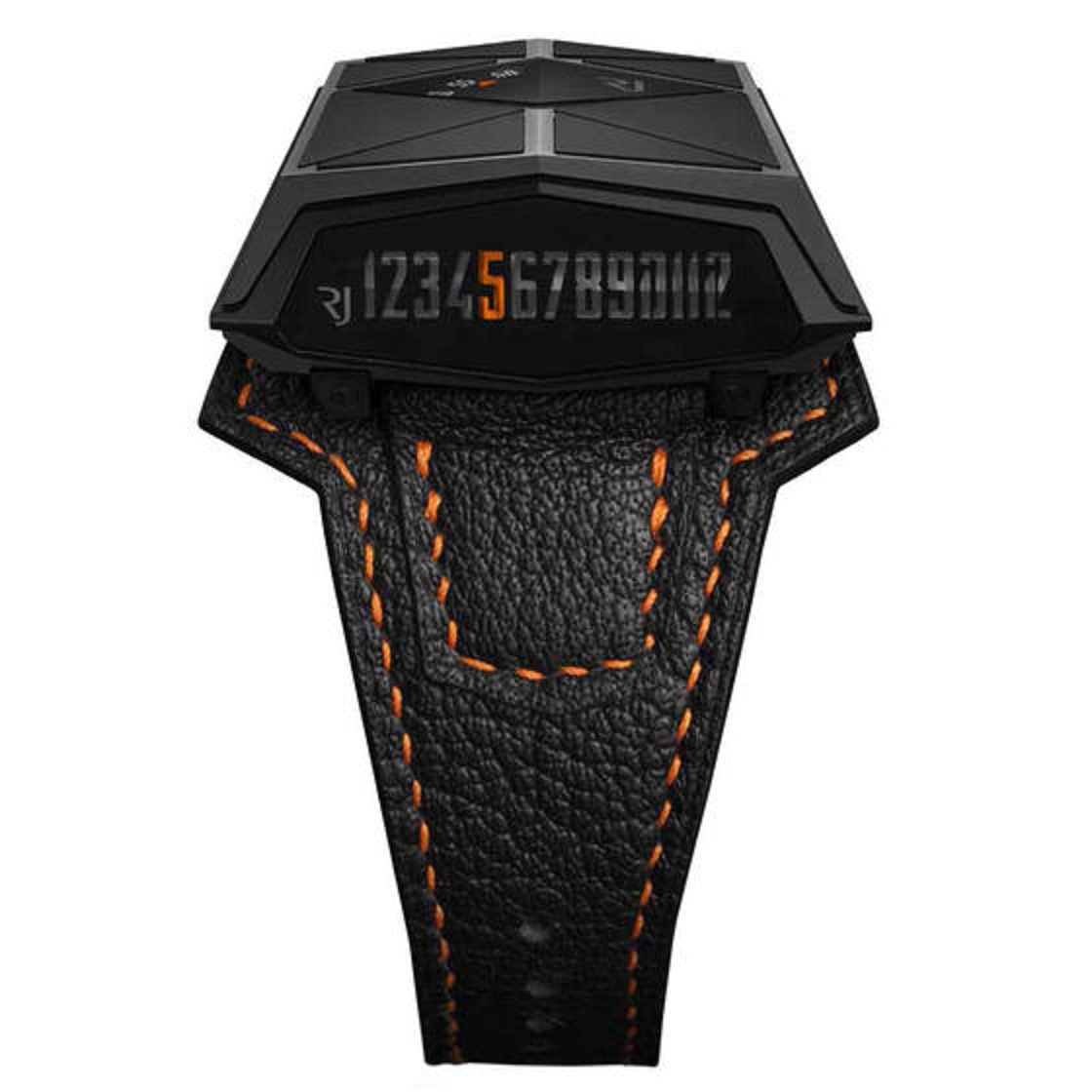 Spacecraft in Black PVD Titanium - Limited to 25 pcs on Black Leather Strap with Black Dial