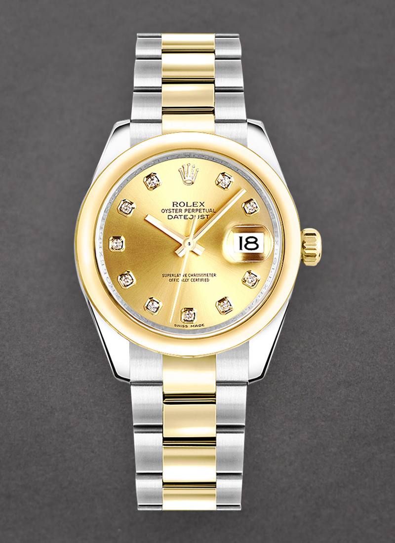 Rolex Unworn Datejust 31mm in Steel with Domed Bezel