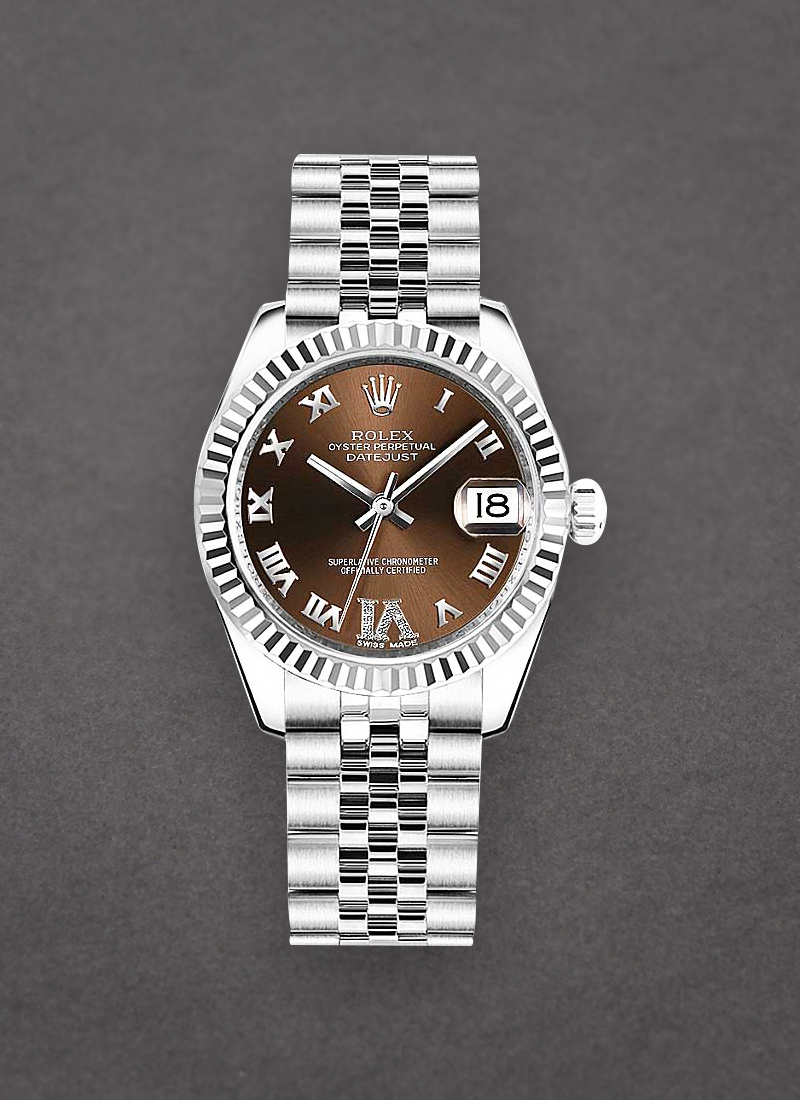 Rolex Unworn Datejust in Steel with Fluted Bezel