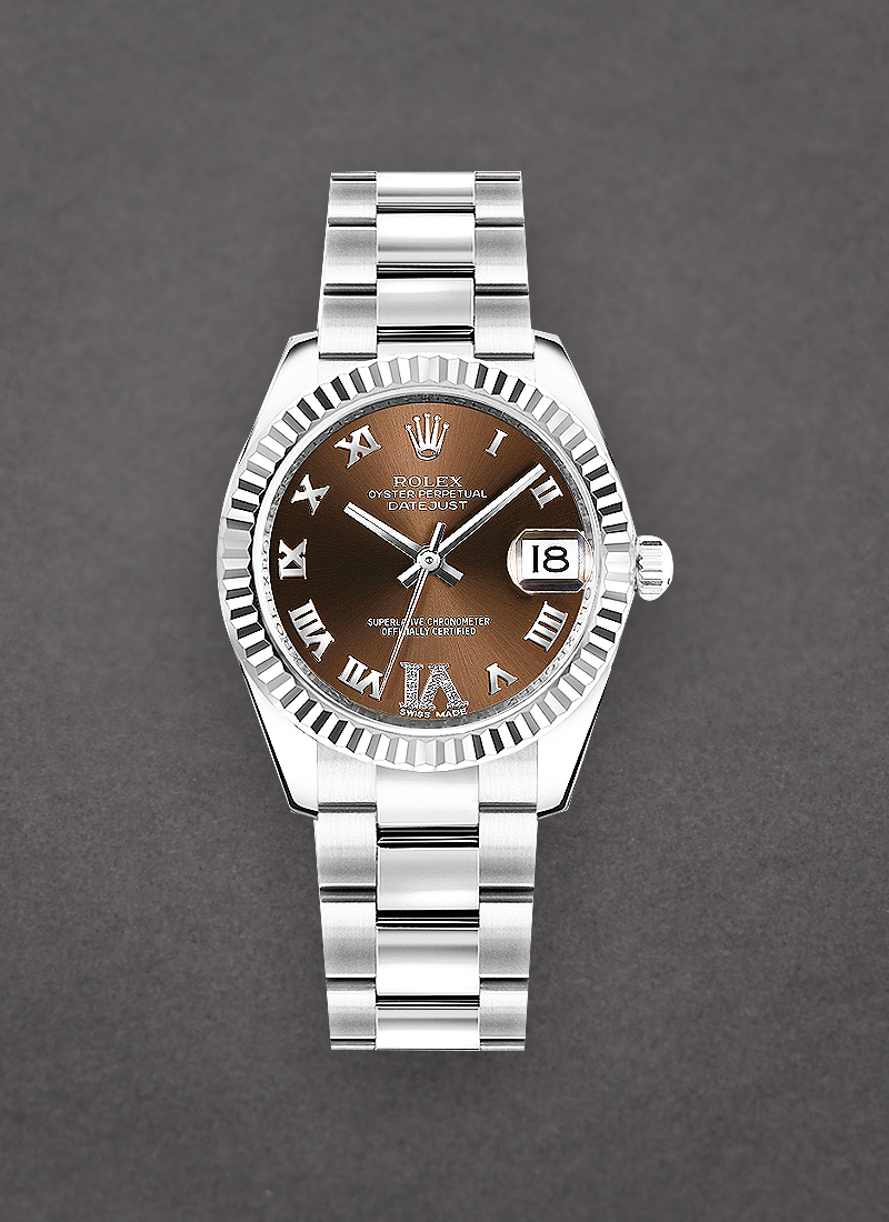 Rolex Unworn Datejust 31mm in Steel with Fluted Bezel