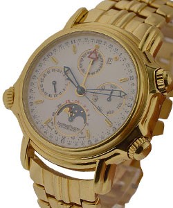 Grande Reveil Perpetual in Yellow Gold on Bracelet with White Dial