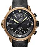 Aquatimer Chronograph Expedition Charles Darwin in Bronze On Black Rubber Strap with Black Dial