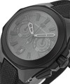 Chrono Hawk Black  in Ceramic - LE to 15 pcs. ONLY! On Black Rubber Strap with Black Dial