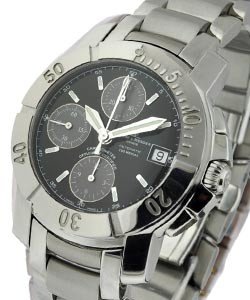 Capeland S Chronograph in Stainless Steel on Stainless Steel with Black and Grey