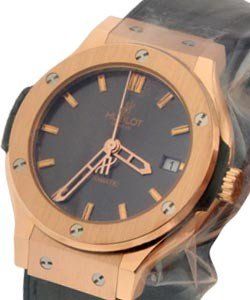 Classic Fusion 38mm Automatic in Rose Gold on Grey Leather Strap with Grey Dial