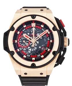 King Power 48mm - UEFA Euro 2012 Poland - Limited Edition to 50 pcs. Rose Gold on Black Rubber Strap with Black Dial
