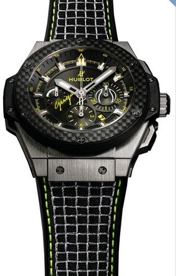 Limited Edition King Power  Guga Bang - Limited Edition to 100 pcs. On Black Nomex Strap with Matte Black Dial with Tennis Ball