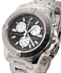 Colt Chronograph in Steel on Steel Bracelet with Black Dial and Silver Subdials